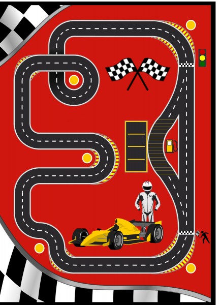 Teppich Speed, 133 x 180 cm