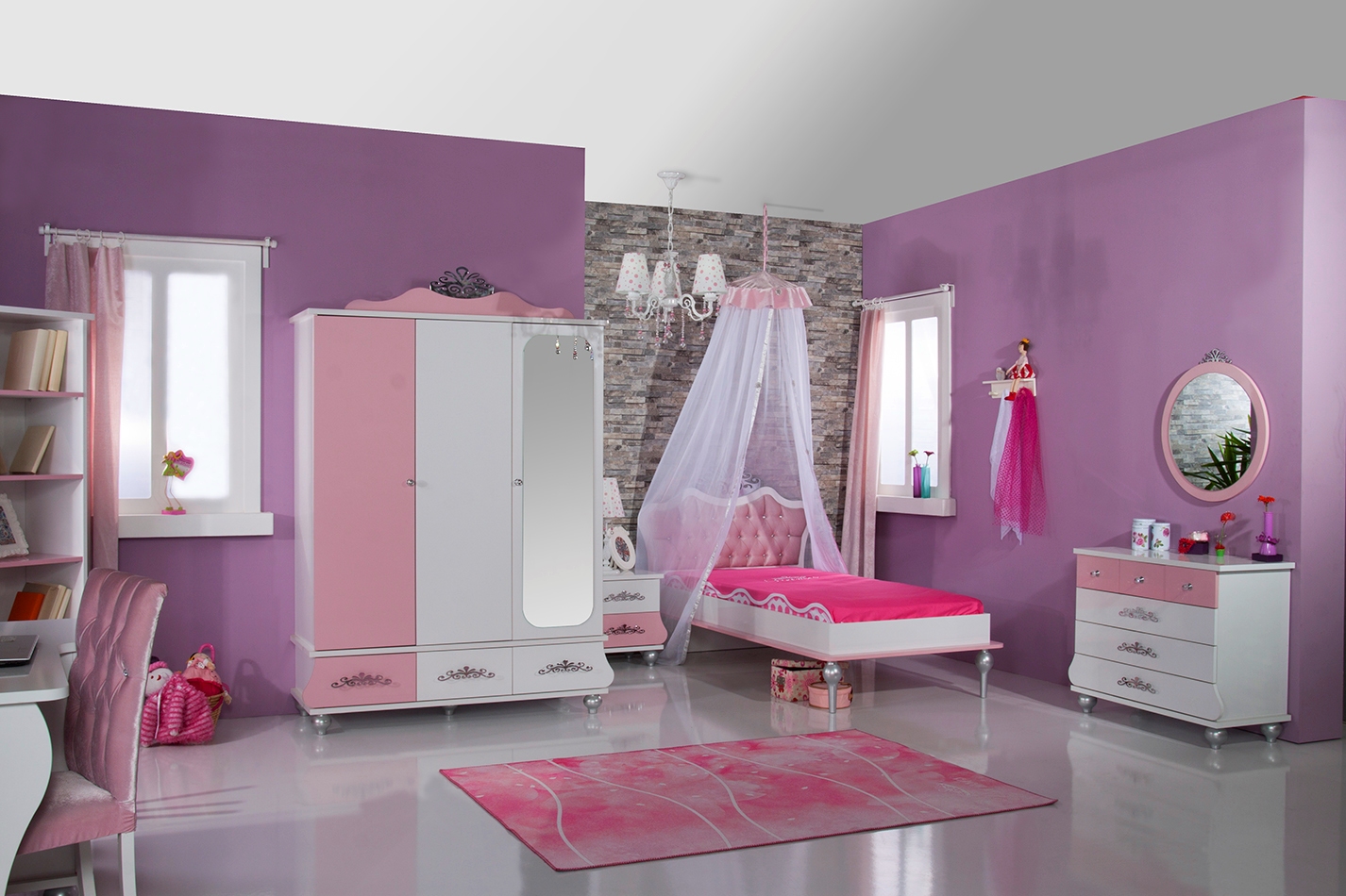 Kinderzimmer Anastasia Rosa Im Mbel Spot Kids Shop