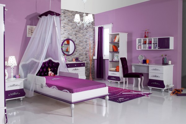 Kinderzimmer Prinzessin Anastasia Mädchenzimmer lila 11-teilig ... Kinderzimmer Prinzessin Anastasia Mädchenzimmer lila 11-teilig ...