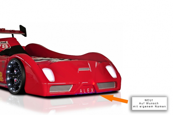 Autobett Namensschild